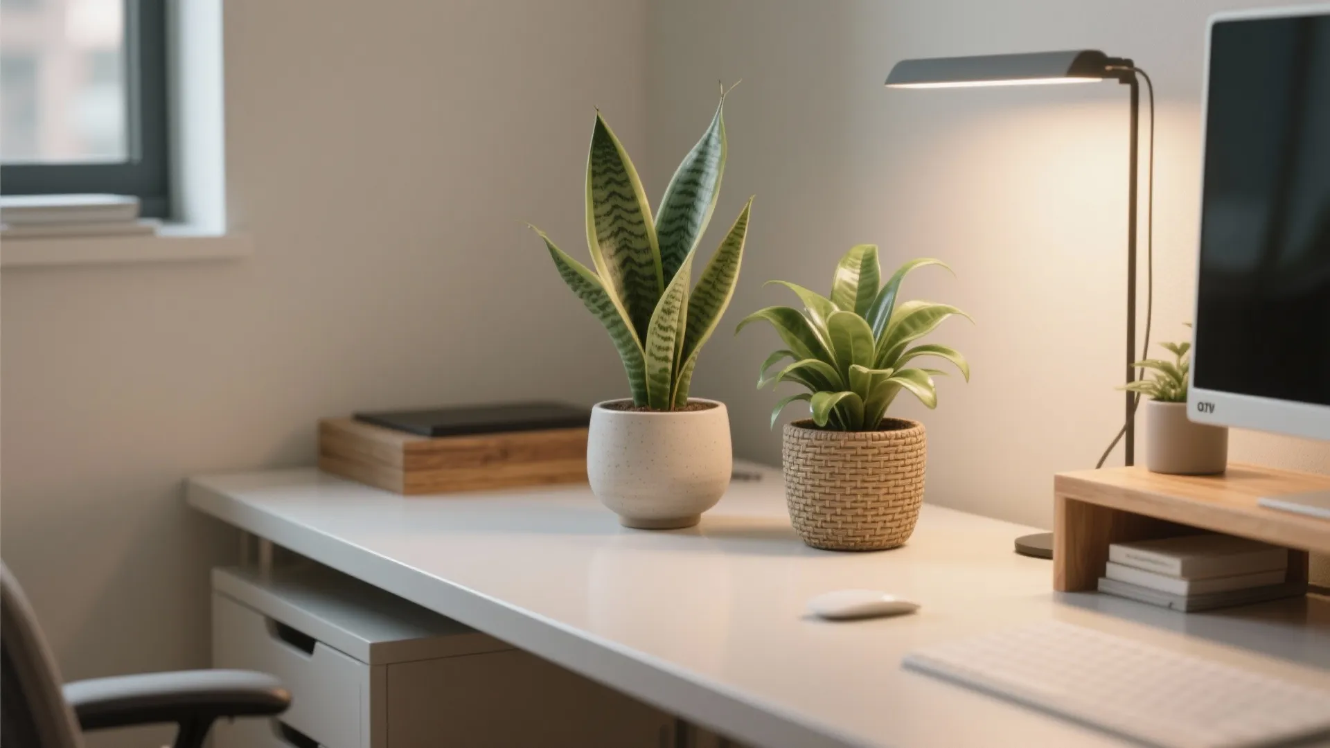 3. Low-maintenance greenery or clever faux plants