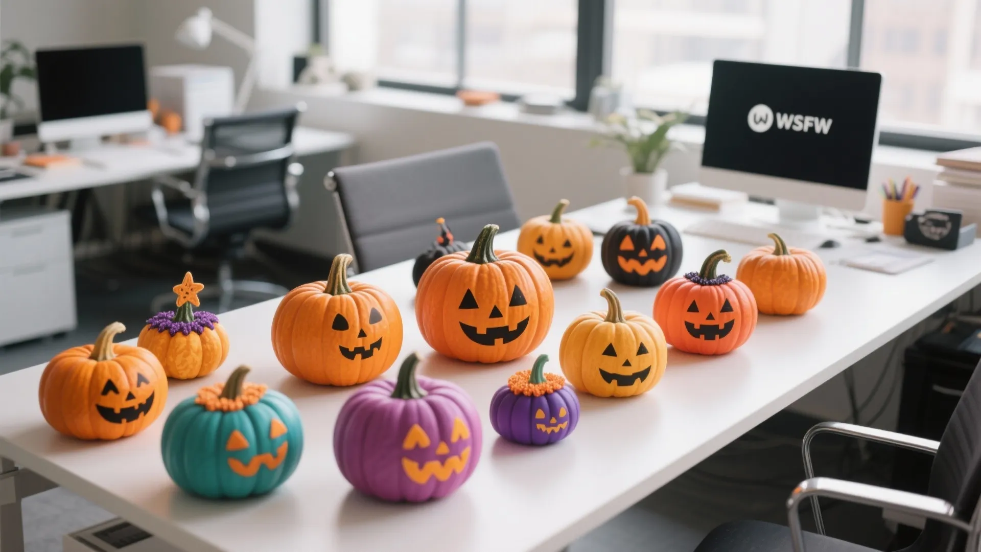 2. Desk Pumpkin Parade