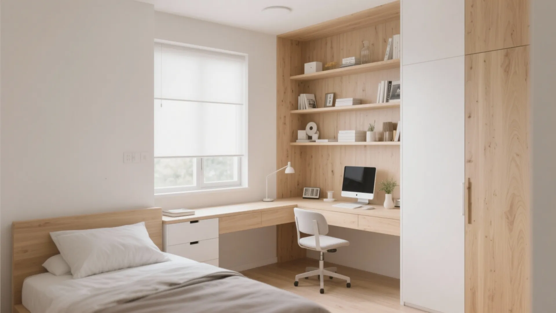 Integrated Desk-Shelf Combos