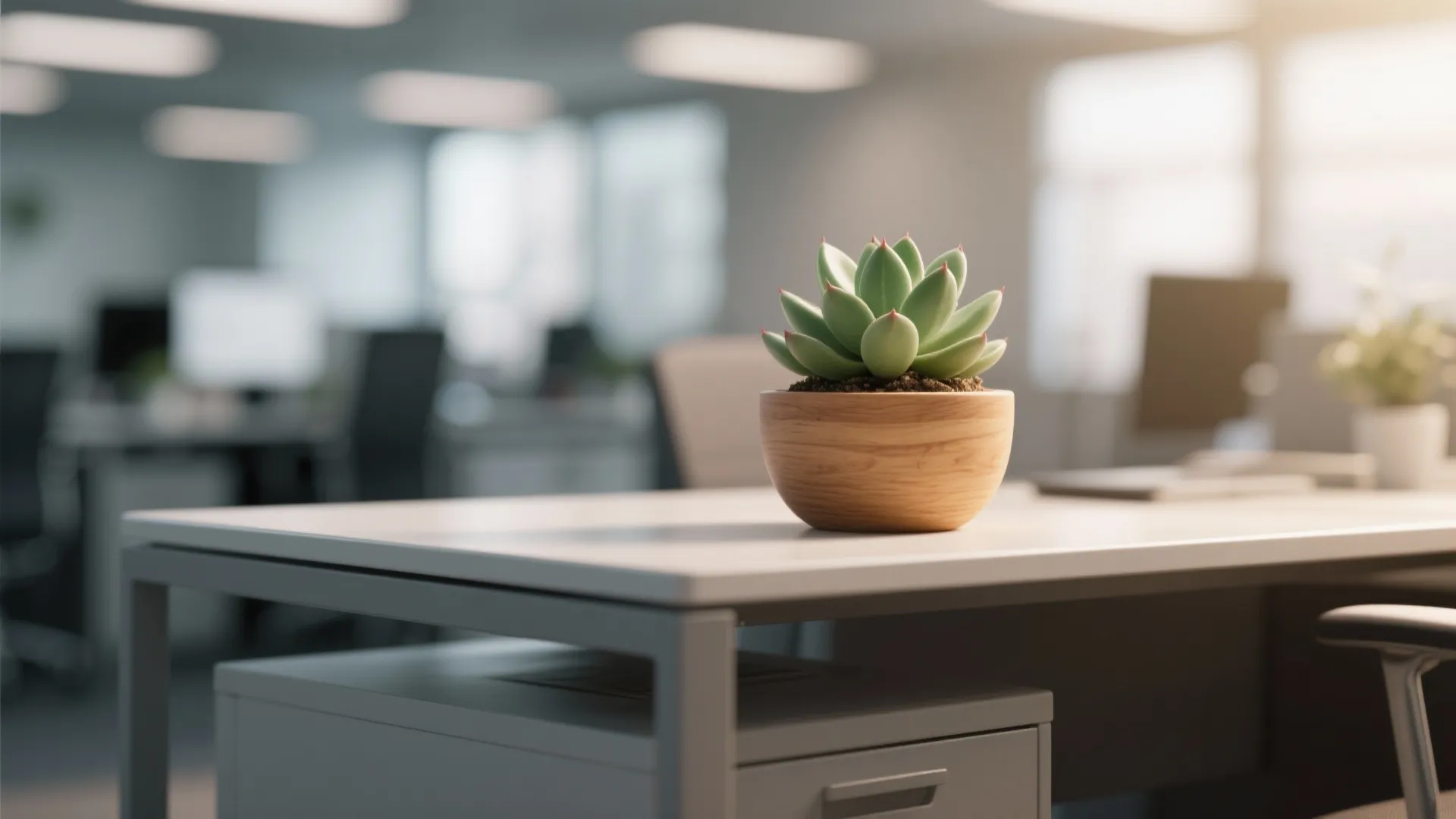 1. Personal Desk Plants