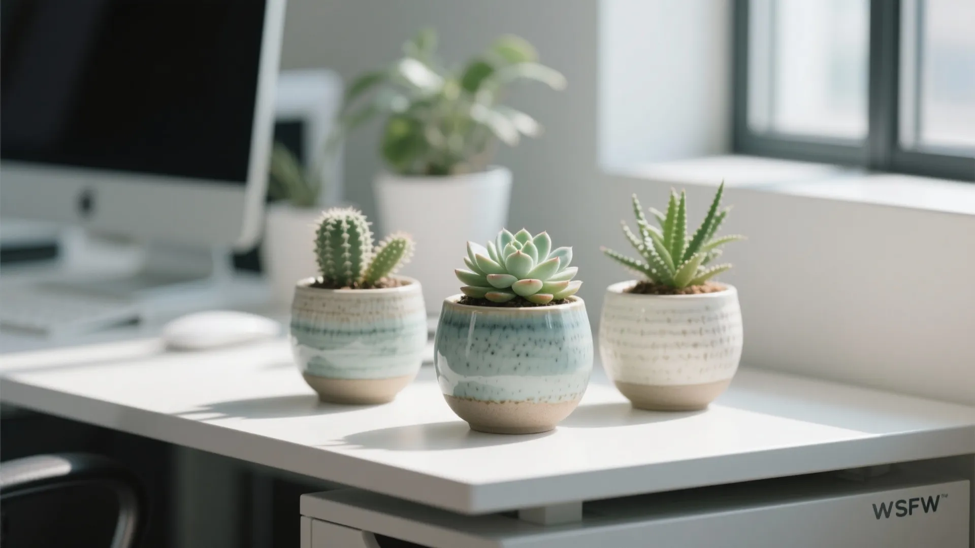 1. Personalized Desk Plants