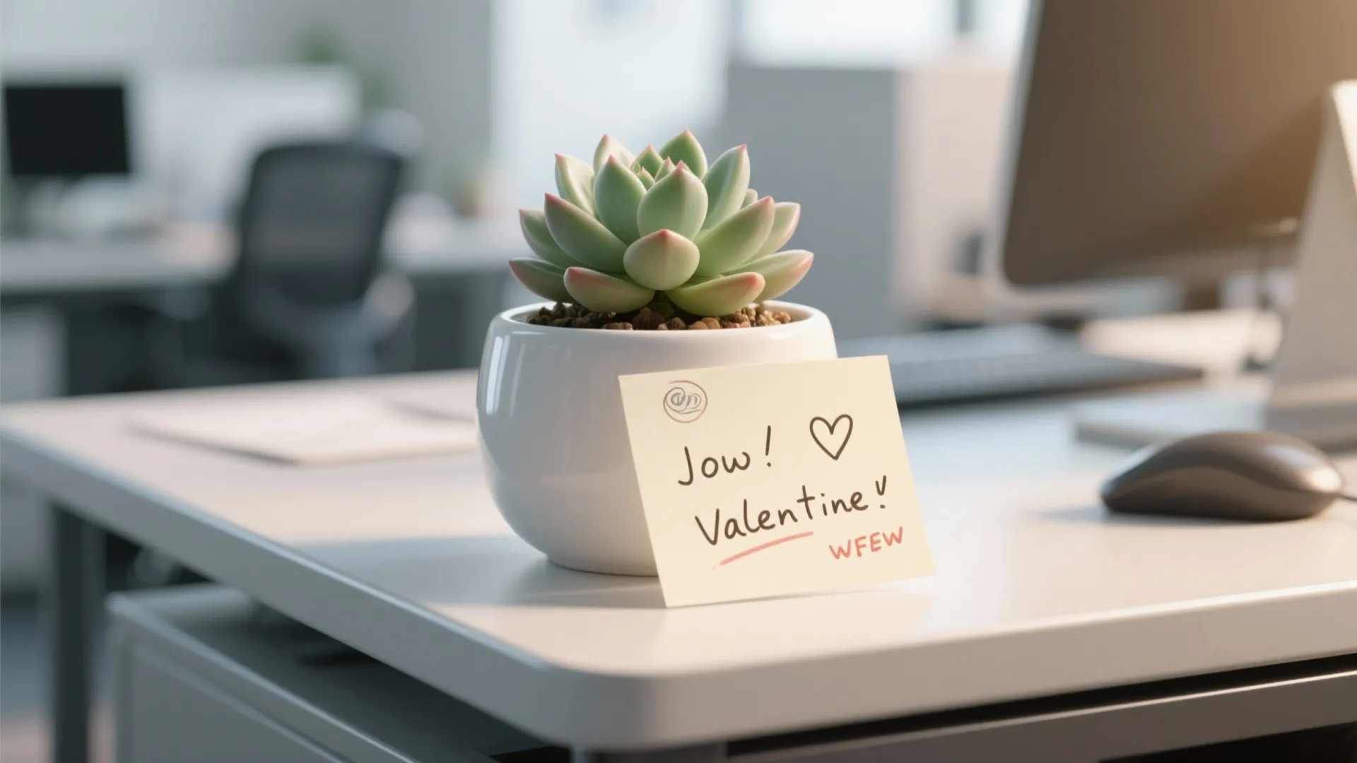 1. Personalized Desk Surprise