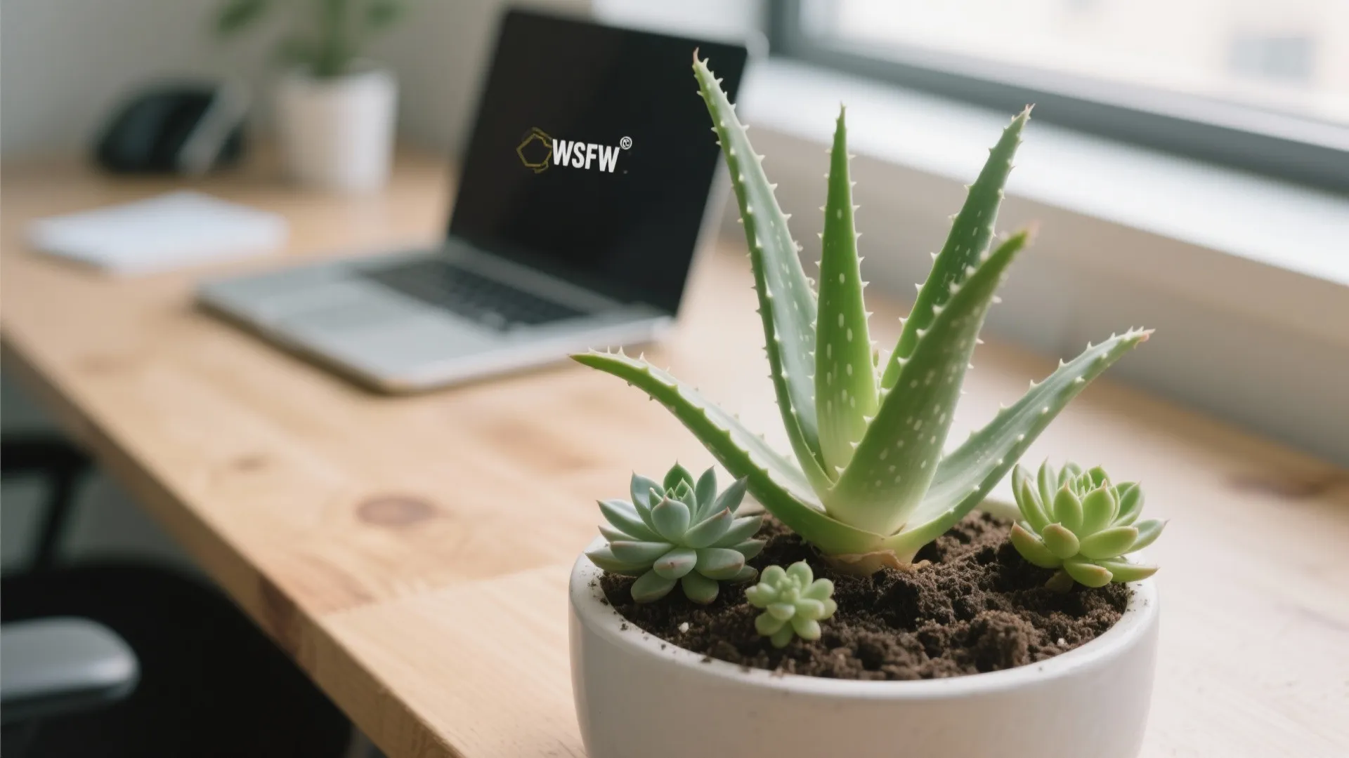 1. Desk-Friendly Succulents