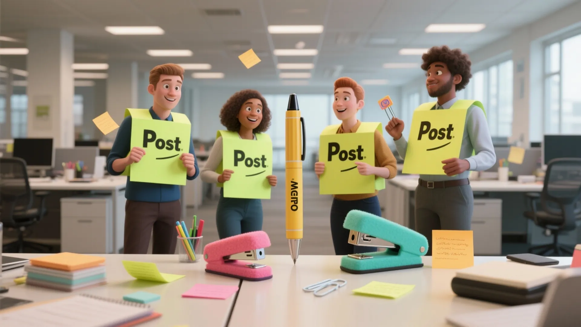 3. Desk Supplies Squad