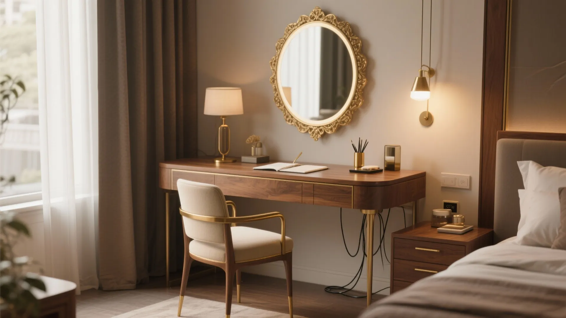 Desk by Day, Vanity by Night