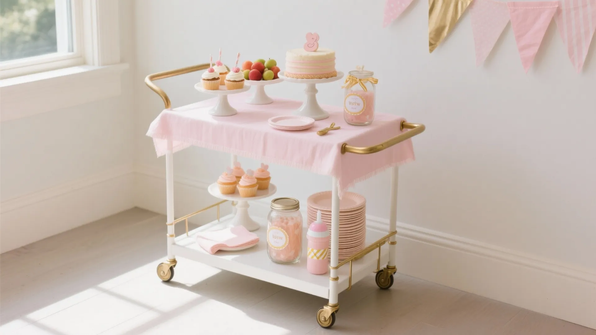 Dessert Cart + Petite Snack Station