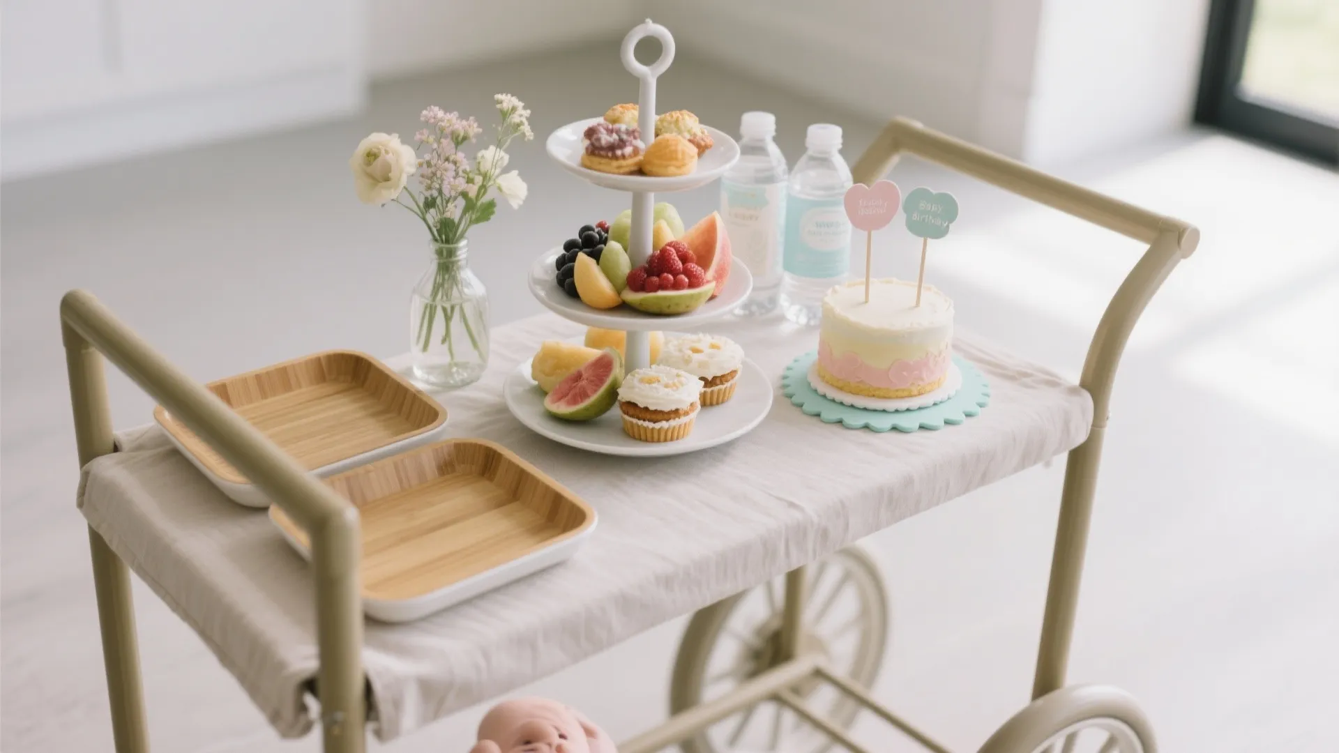 Dessert Cart + Mini Smash Cake Station