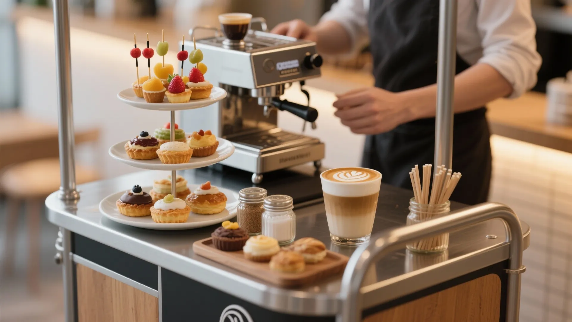 5. DIY Dessert & Coffee Cart