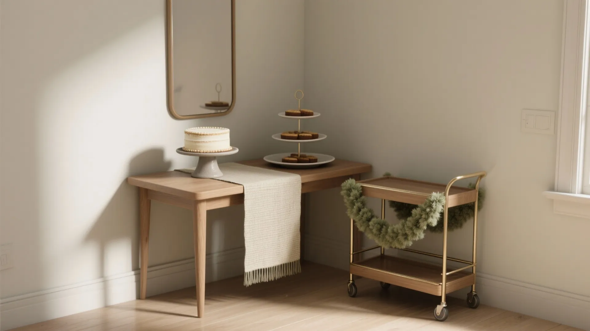 A Photo-Worthy Dessert Nook in a Corner