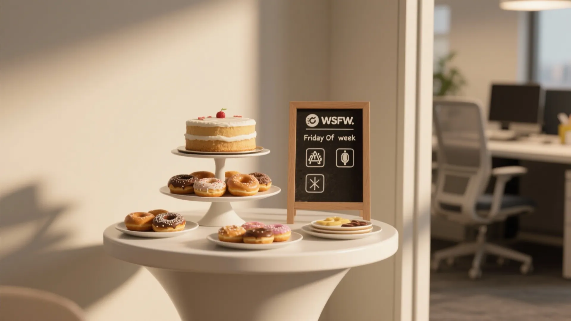 5. The Dessert-of-the-Week Display with a Visual Mockup