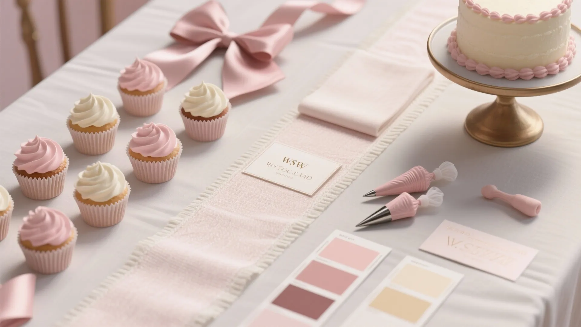 3) Dessert Tablescape With Height Play