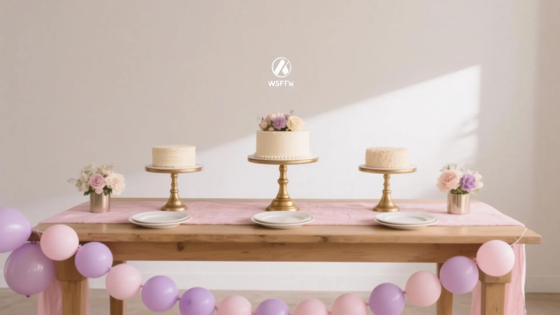 Theme Table Styling: Garden Tea or Pink-and-Gold Dessert Bar