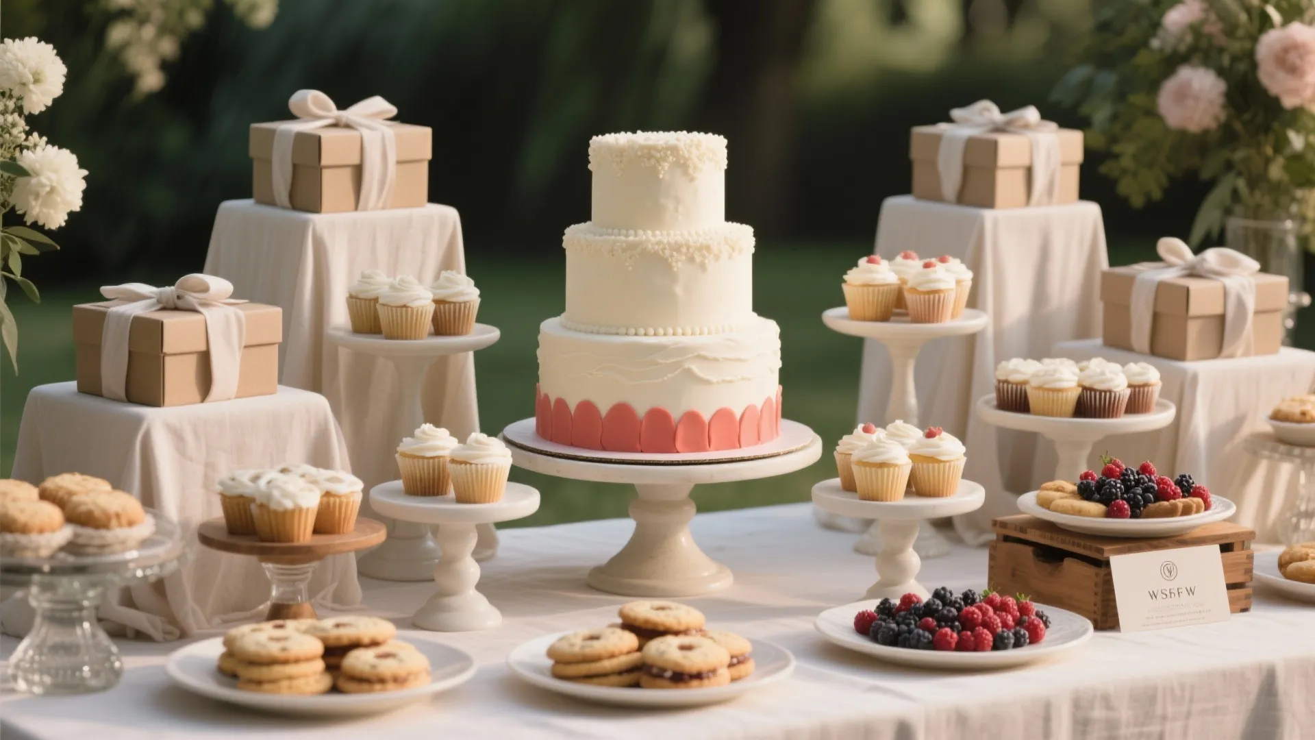 Tiered Dessert Table That Photographs Well