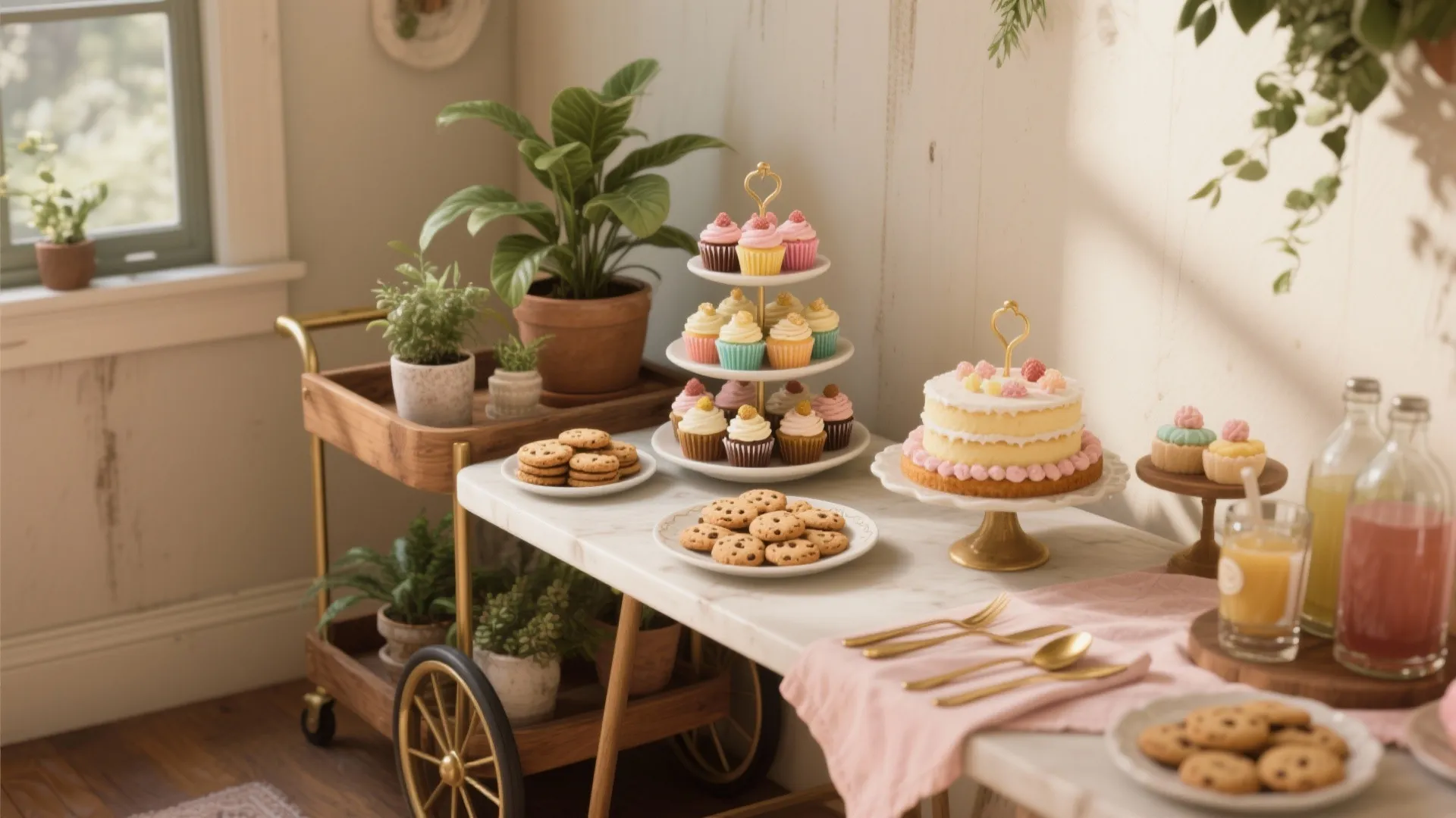 DIY Dessert Table: 5 Creative Ideas: Small-space dessert table ideas I actually used (and survived)
