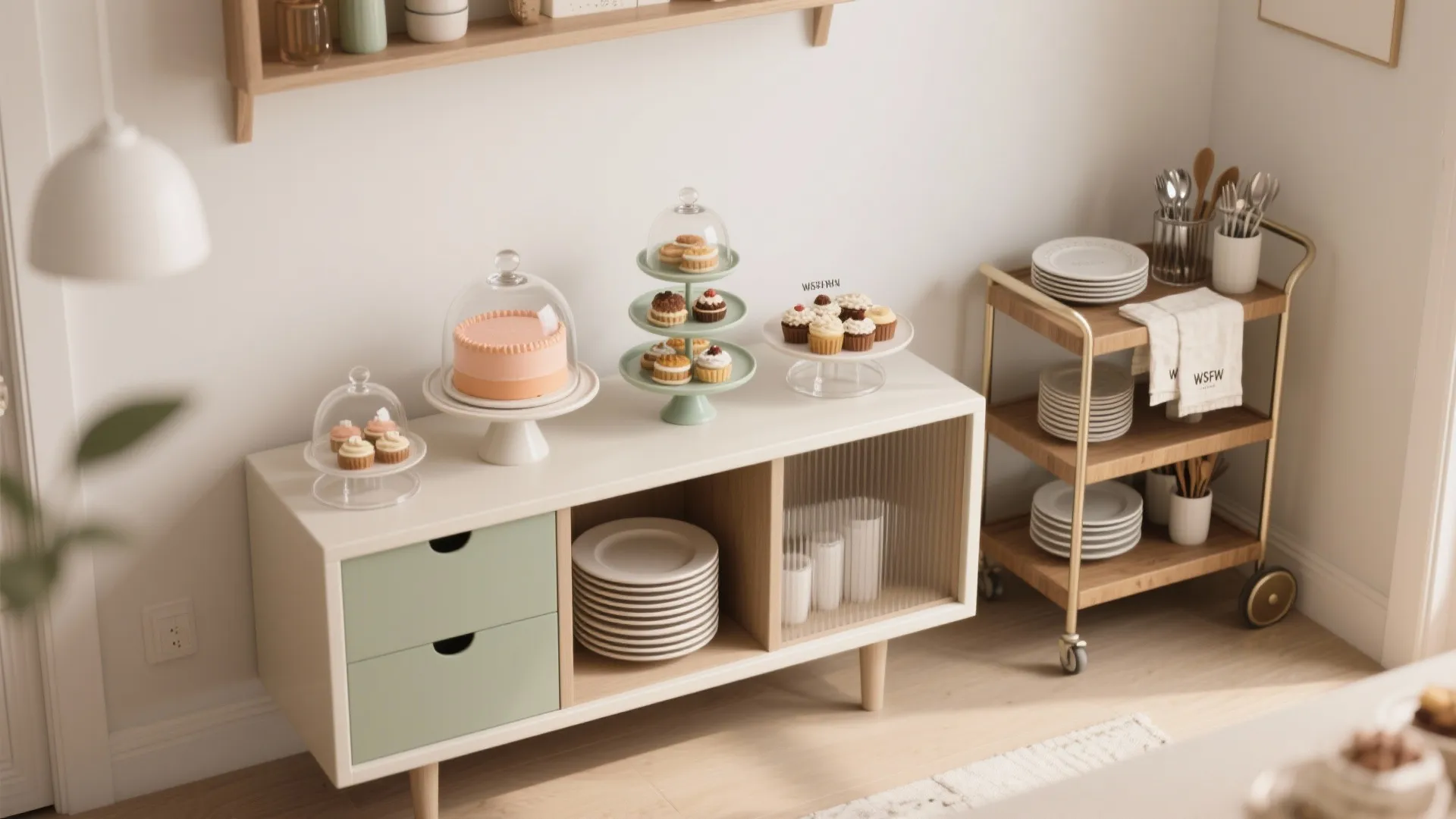 Modular Dessert Station + Serveware Styling