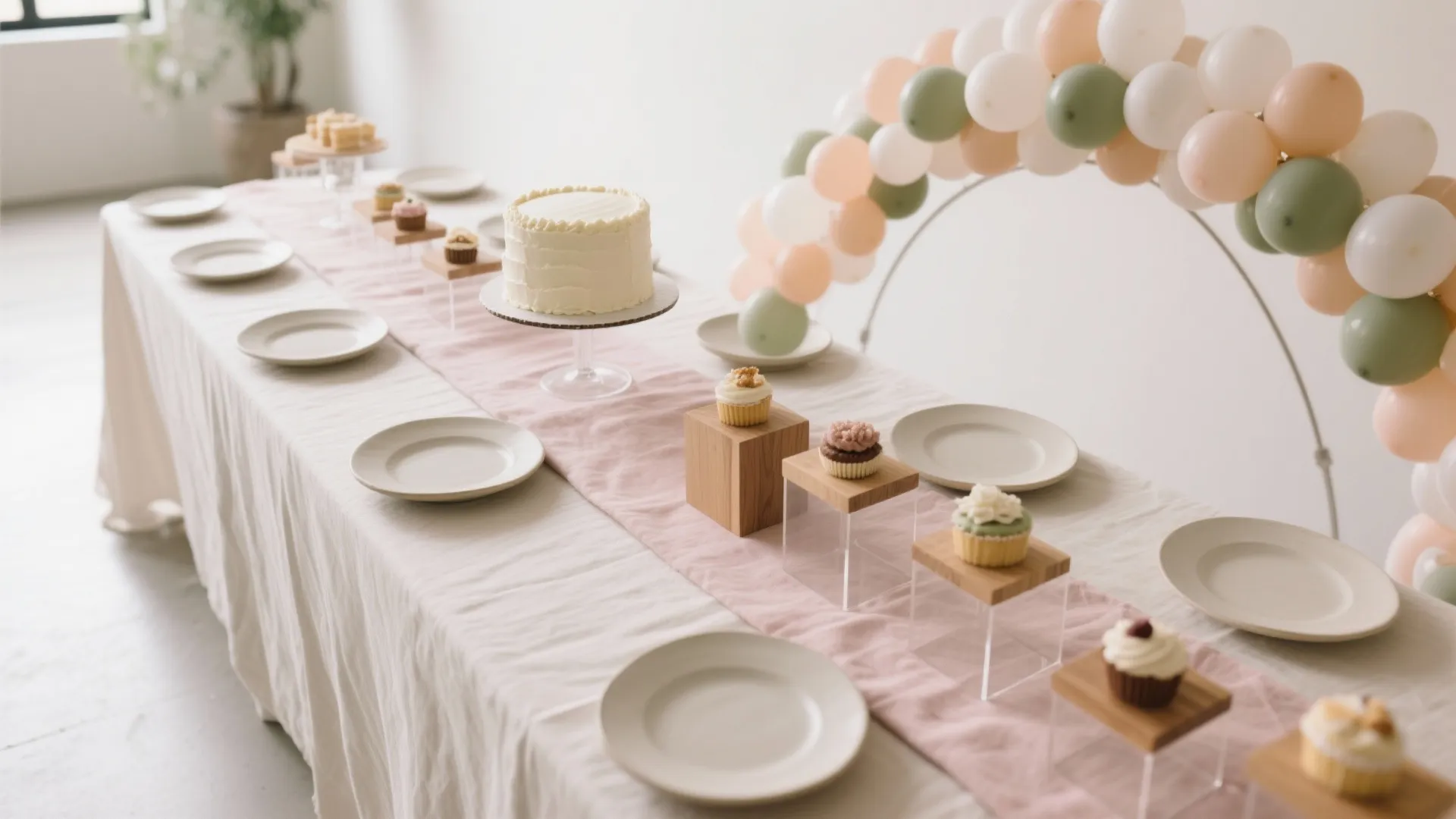 Dessert table as a photogenic focal scene