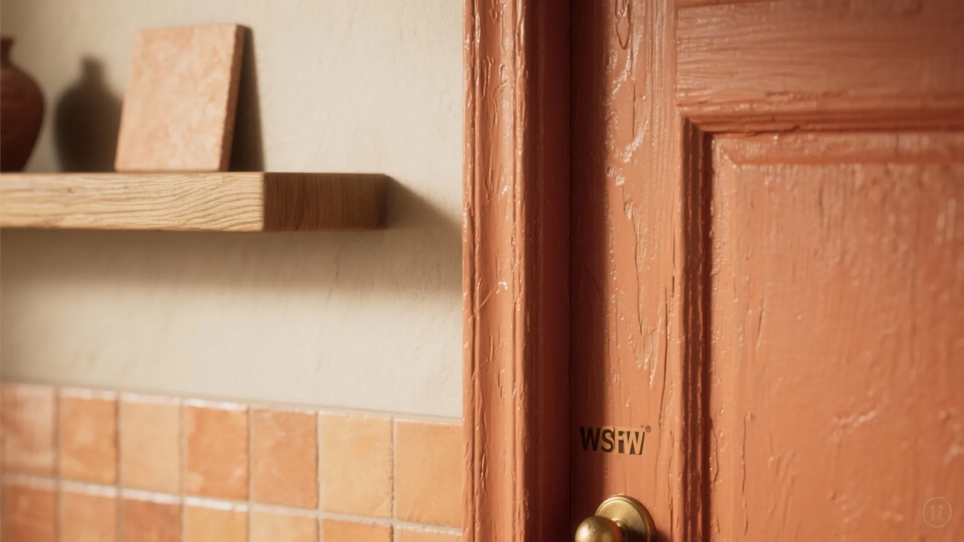 5. Terracotta Details: Doors, Shelves, and Backsplashes