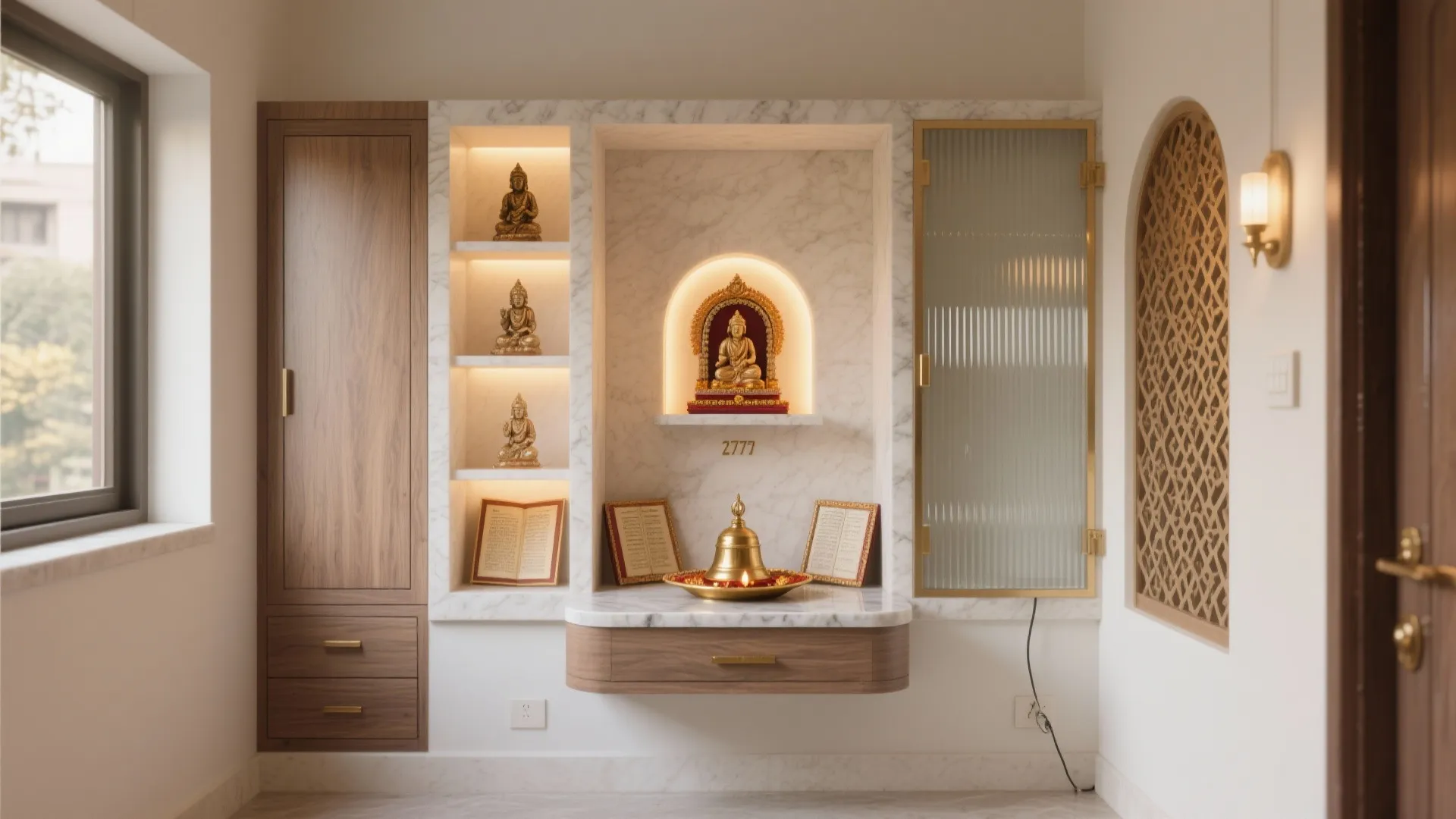 Devghar Room Design: 5 Space-Savvy Ideas: A senior designer’s compact devghar playbook for calm, storage, and light