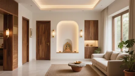 Devghar Design in Hall: 5 Ideas I Swear By