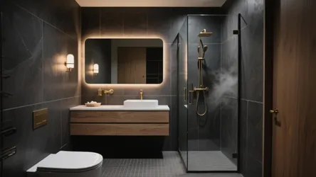5 Ideas for Dark Grey Bathroom Tiles That Feel Bigger