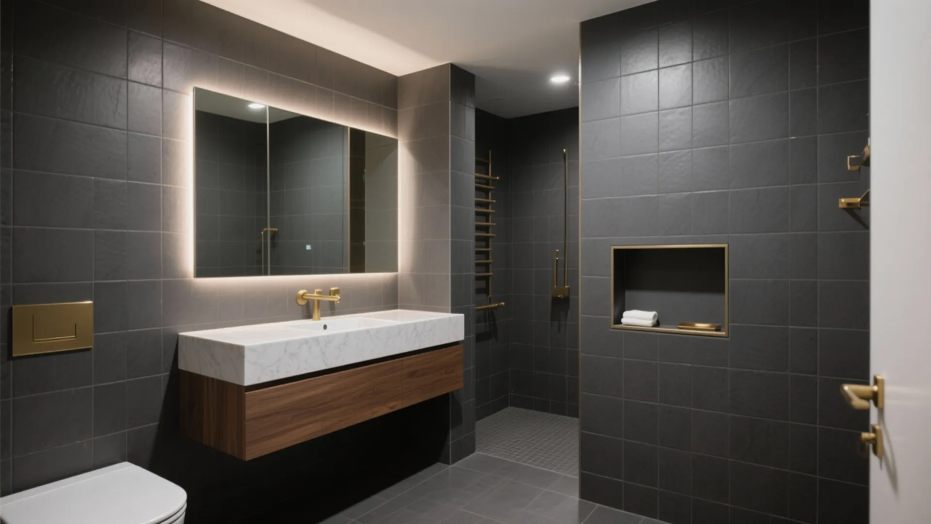 5 Dark Gray Tile Bathroom Design Ideas: How I turn compact baths into moody, airy retreats with dark gray tiles—five expert-backed ideas you can copy today