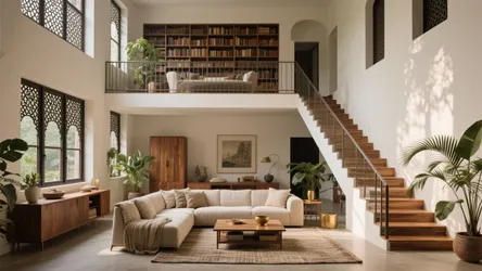 5 Double-Height Living Room Design Ideas in India