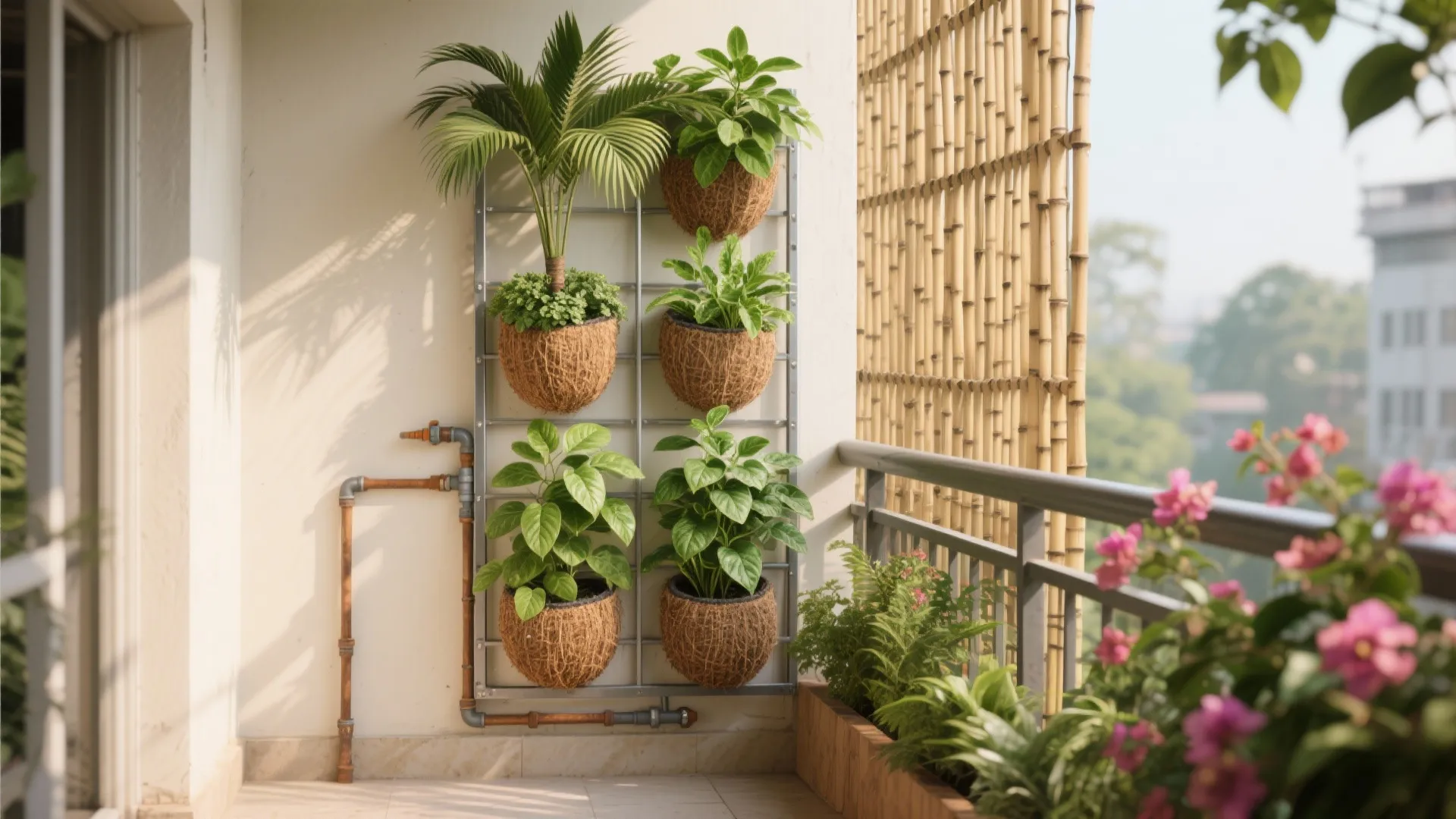 Vertical greenery that survives Dhaka heat