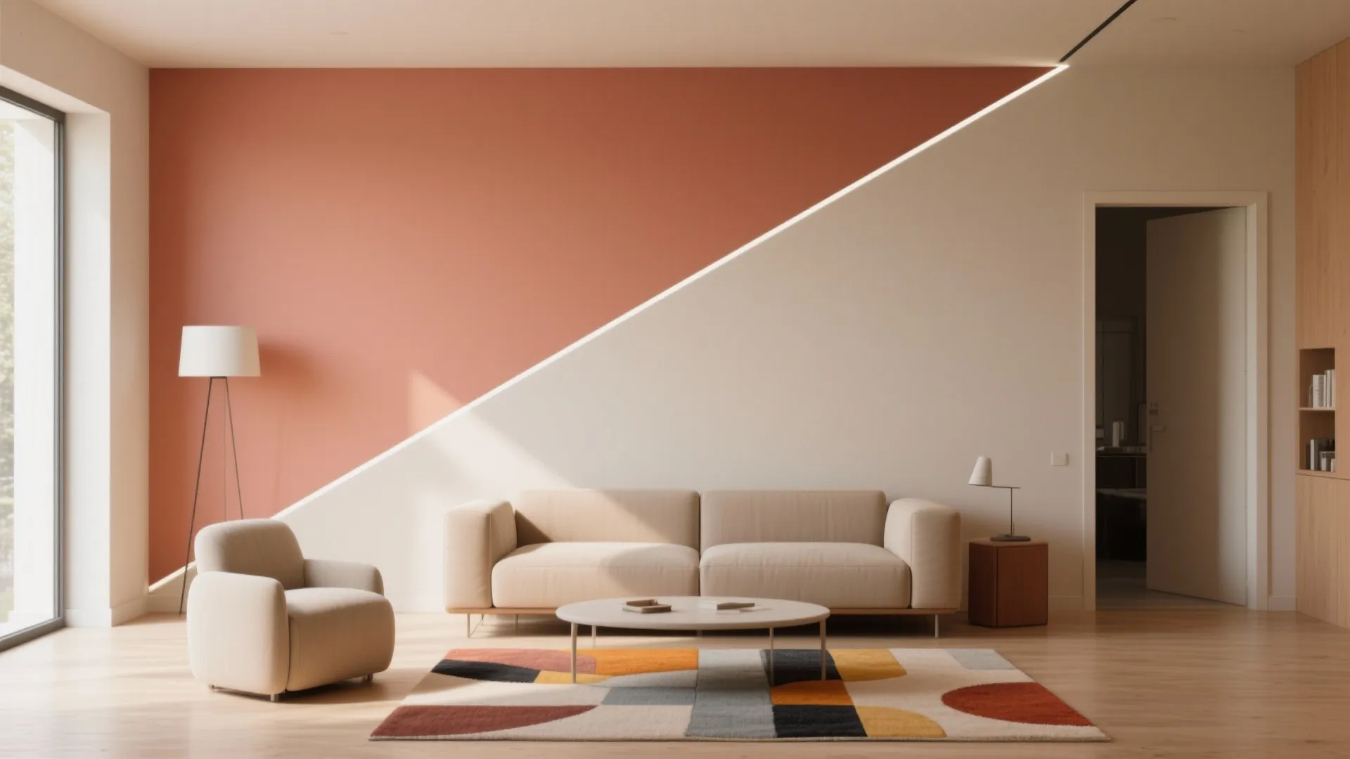 2. Diagonal Accent: Dynamic Energy Without Overload