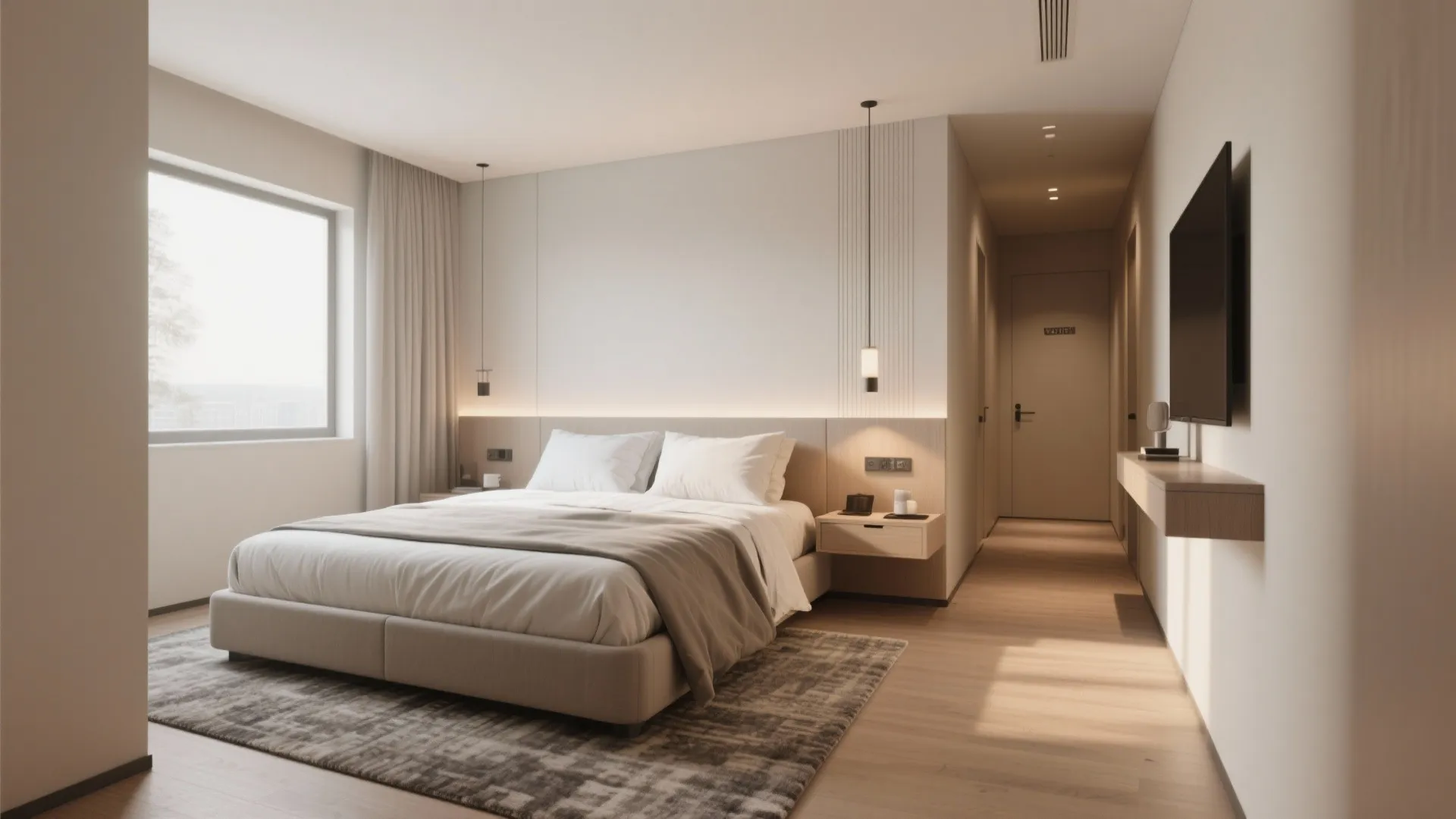 4. Diagonal or corner placement — brave and effective