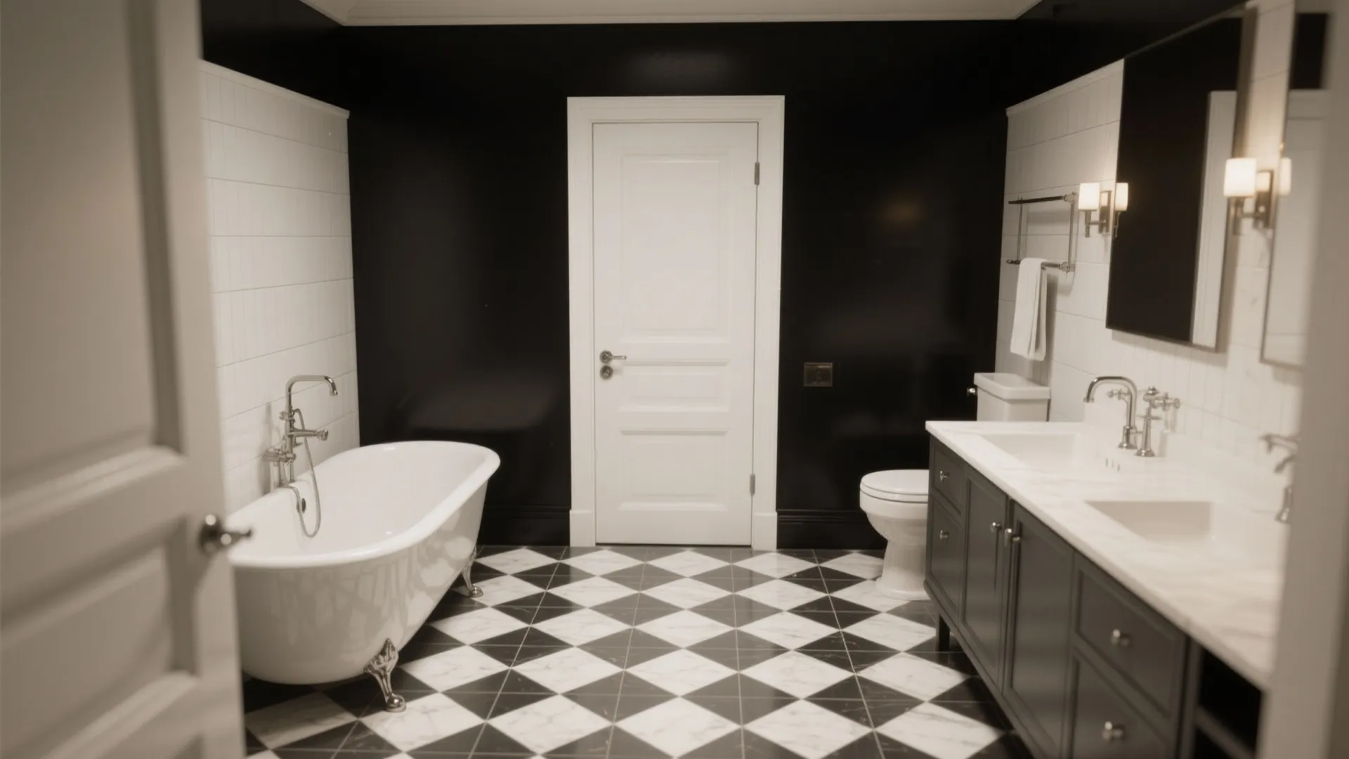 1) Checkerboard at 45 Degrees: Classic With a Twist