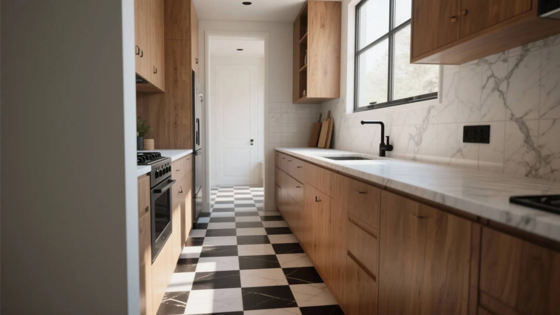 5 Black & White Kitchen Floor Tile Ideas: Creative black and white kitchen floor tile inspirations from a senior interior designer