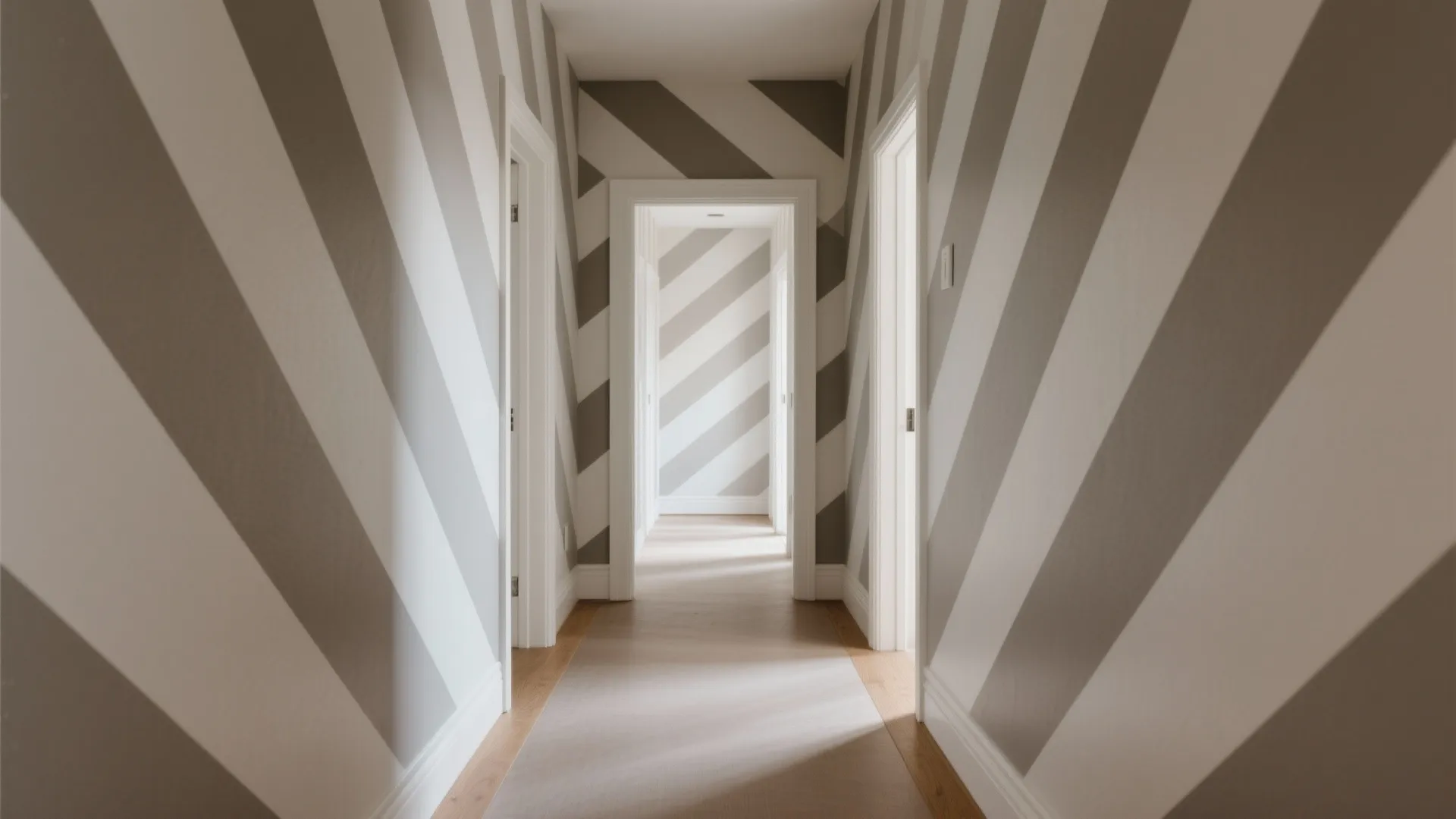 Diagonal Stripes and Chevron Flow