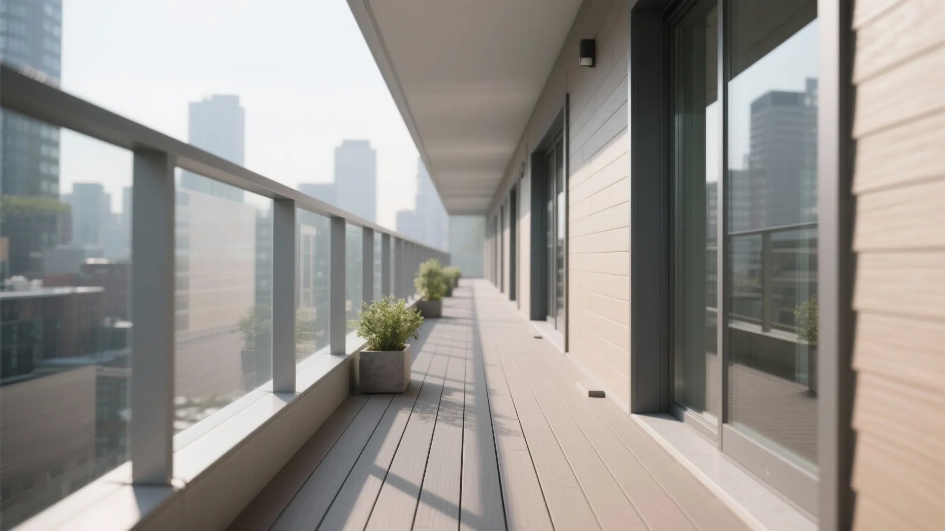 Diagonal Decking Patterns to Visually Enlarge