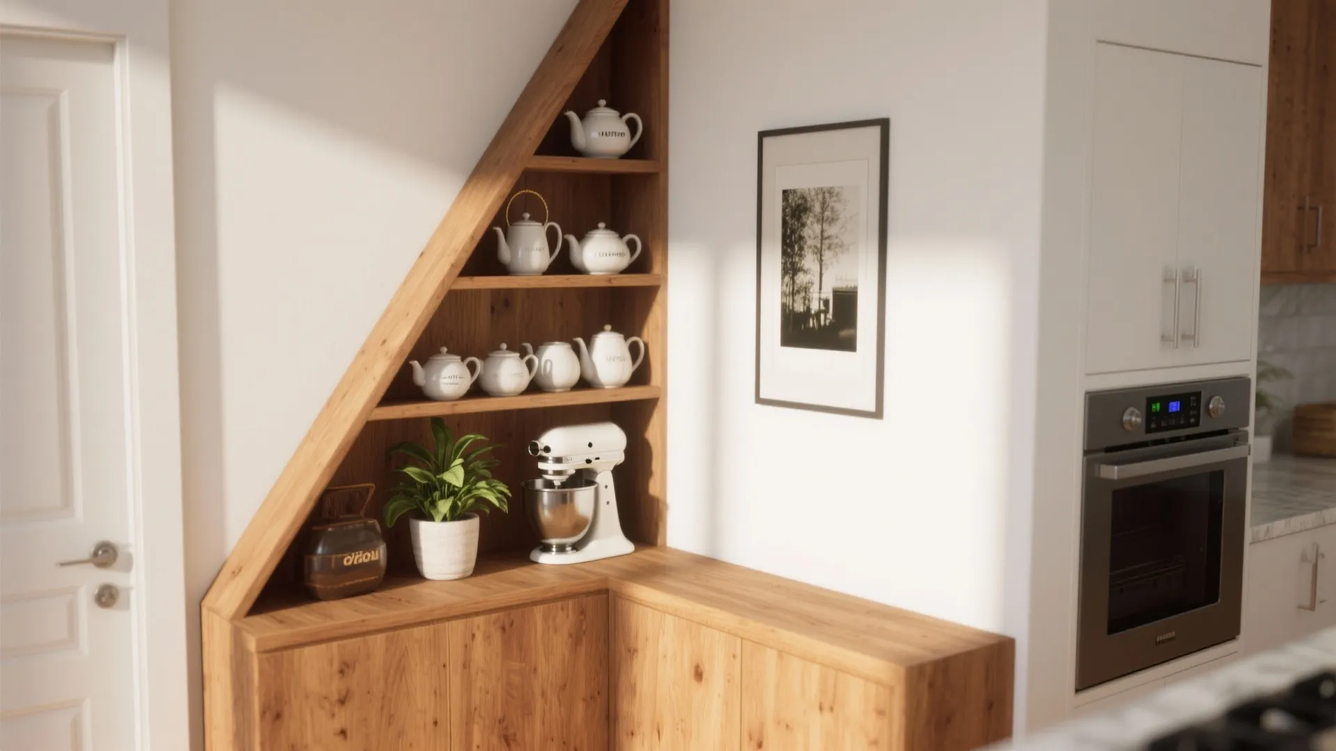 3. Diagonal Corner Display