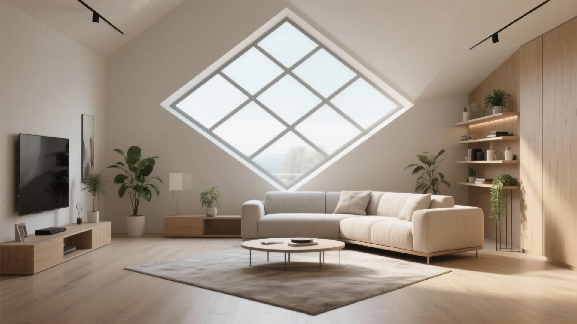 Diagonal Furniture Placement