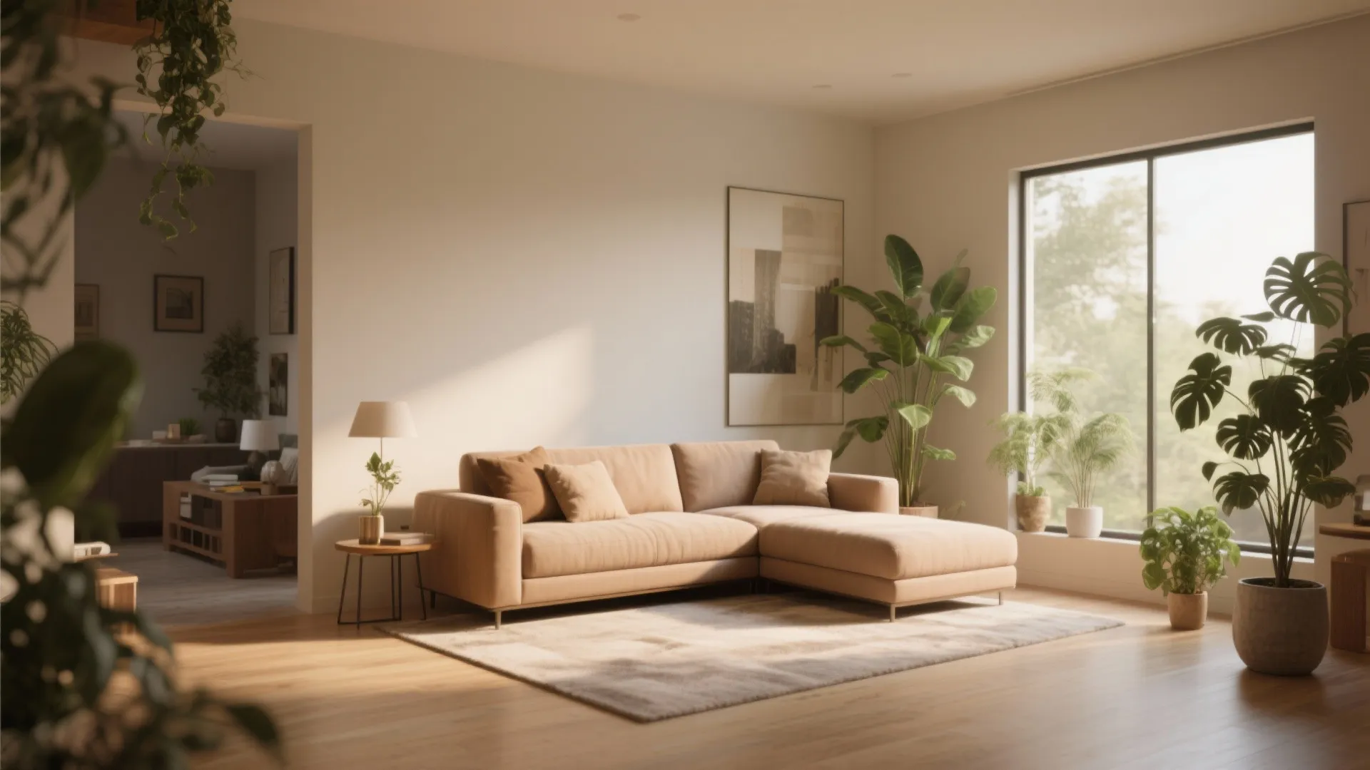 3. Diagonal Furniture Placement