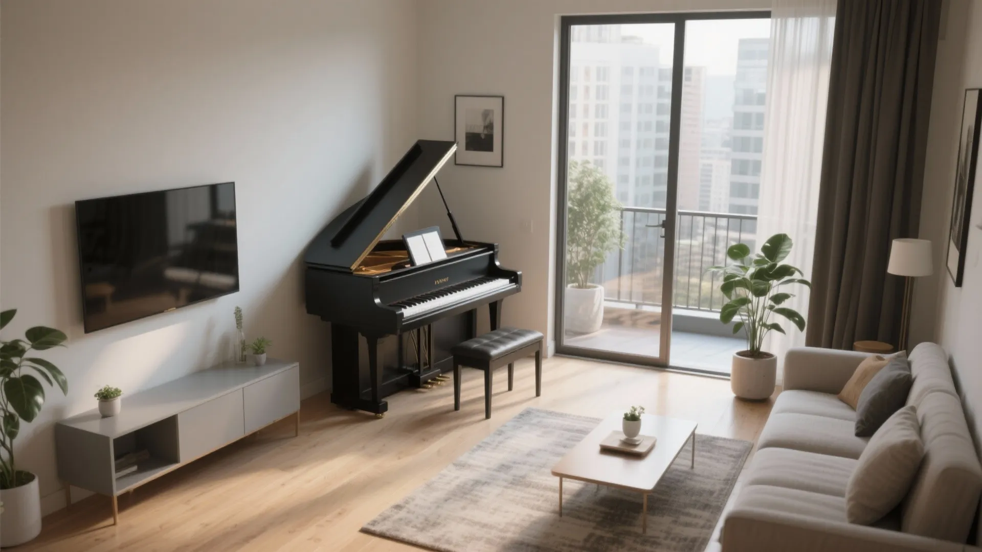 1. Diagonal placement to open circulation