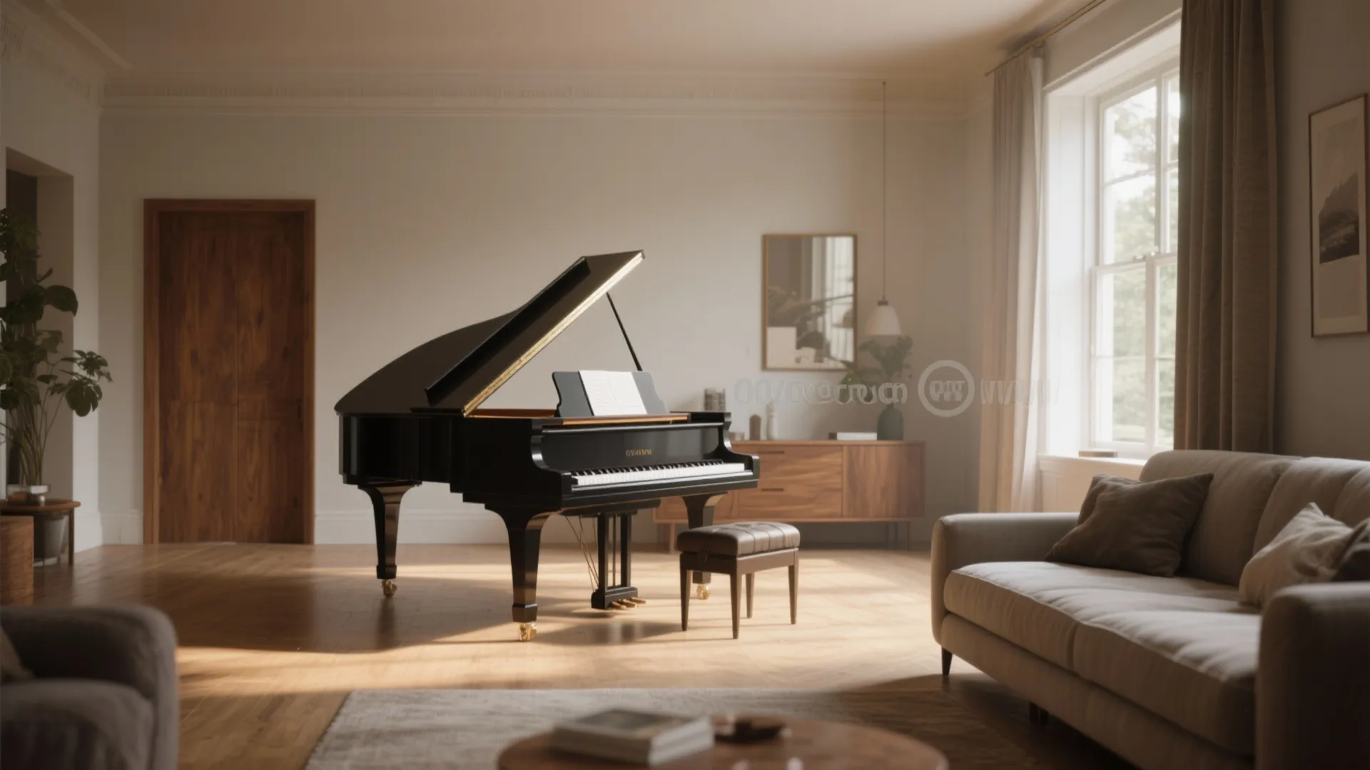 1. Diagonal placement to open sightlines