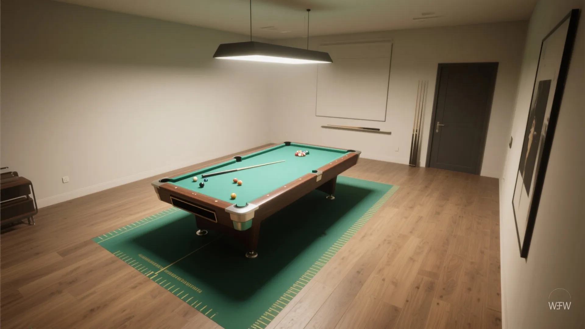 2. Choose the right size and place it diagonally