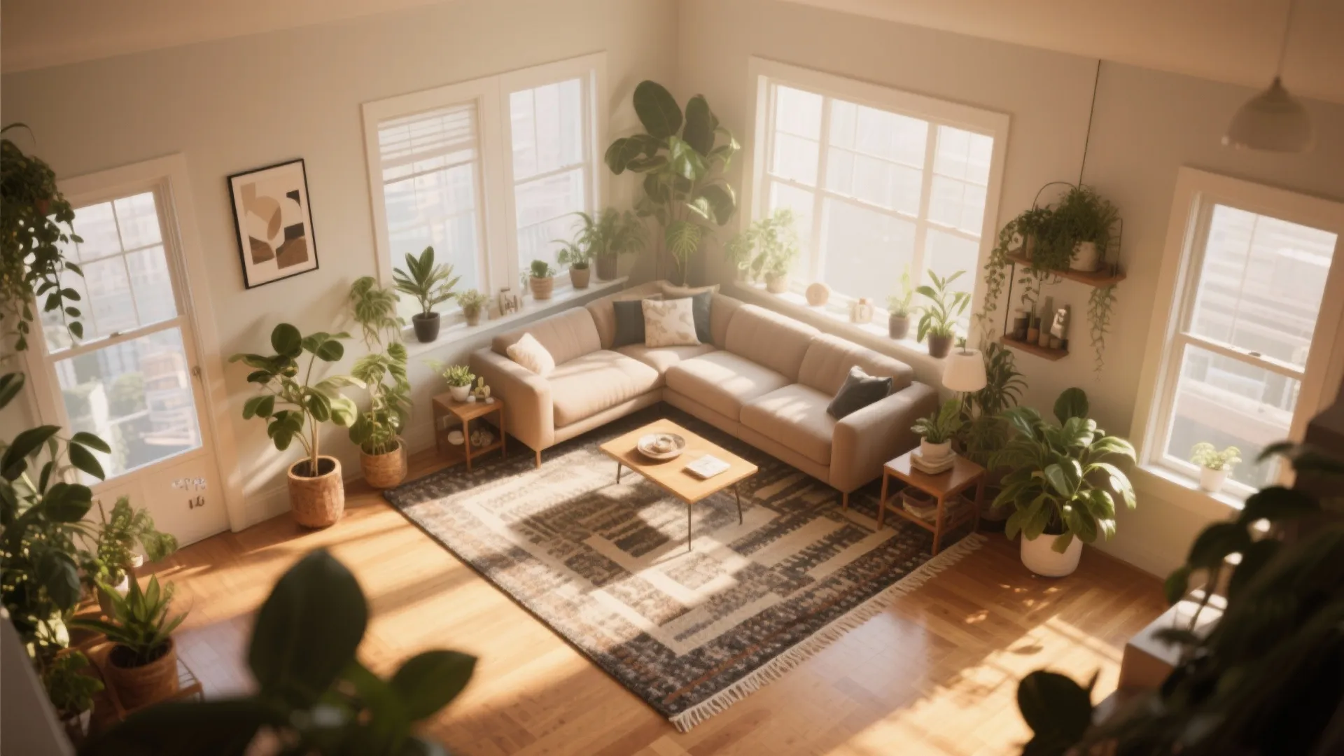 Diagonal Furniture Placement