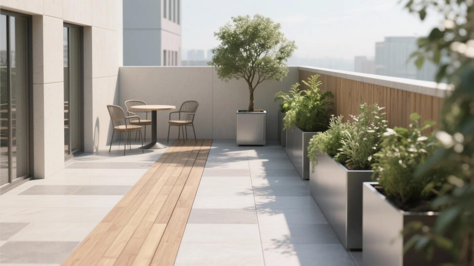 A Diagonal Path to Define Zones