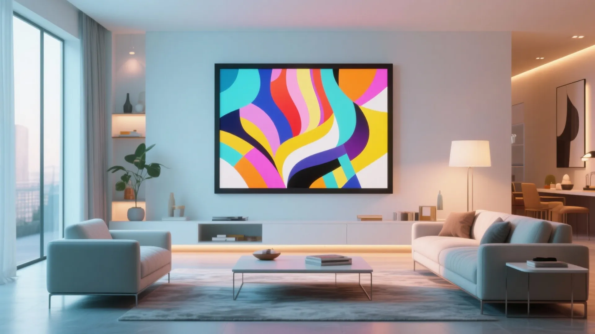 8. Large Digital Art Displays