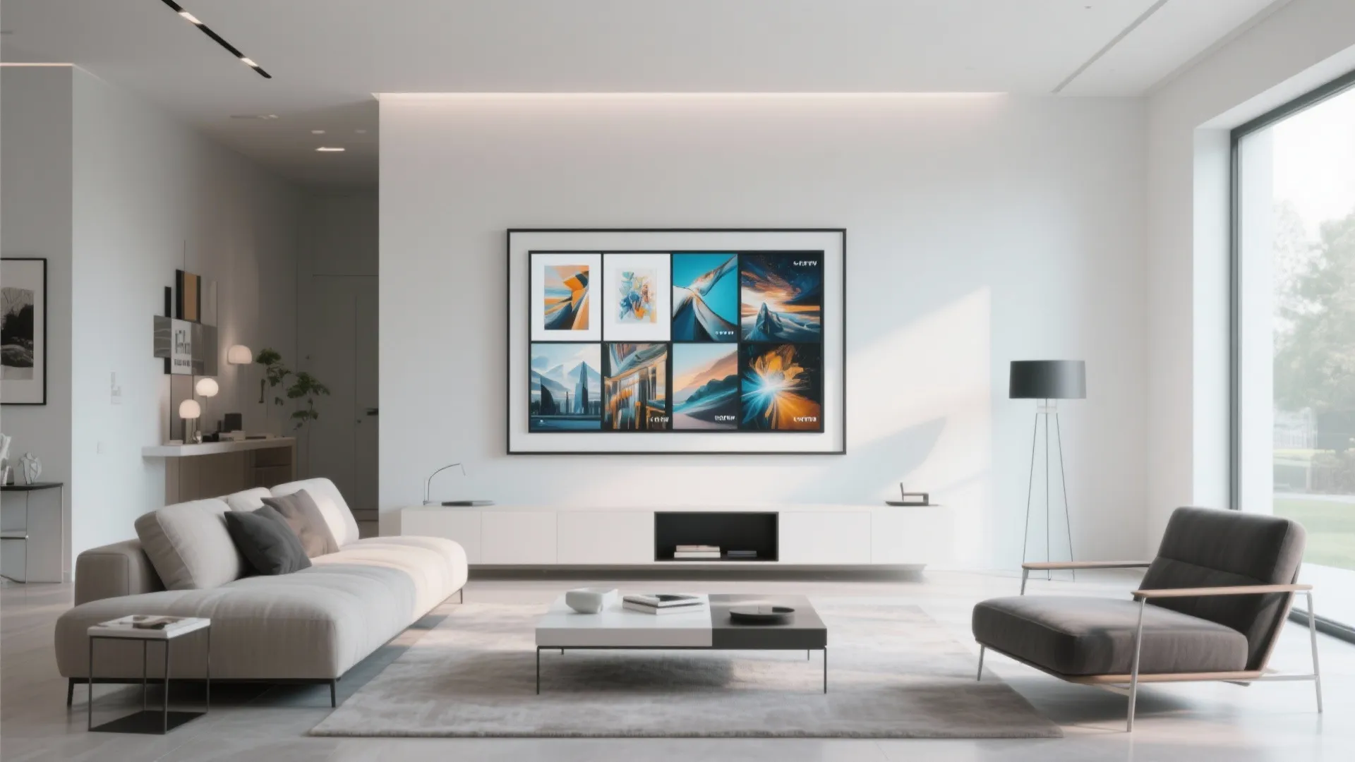 9. Oversized Digital Art Frame