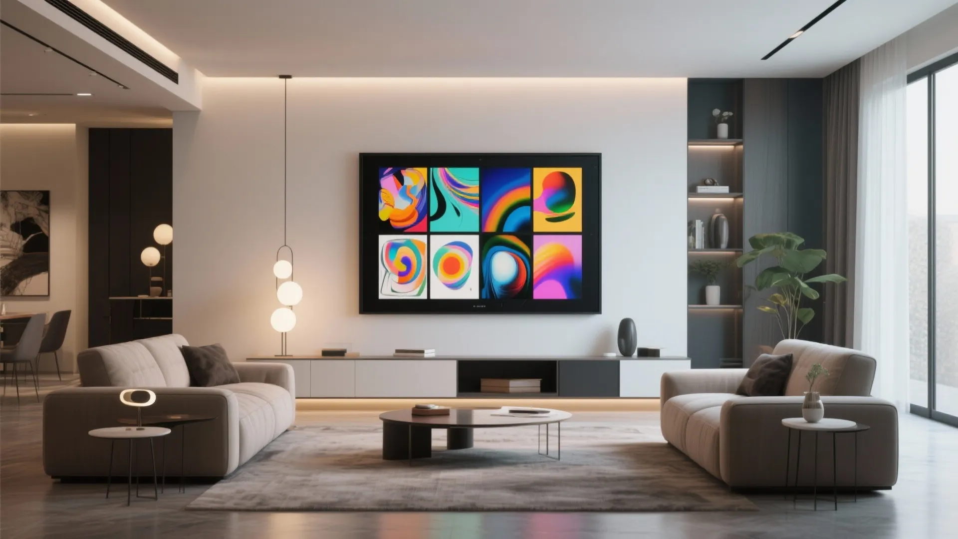 10. Digital Art Screens