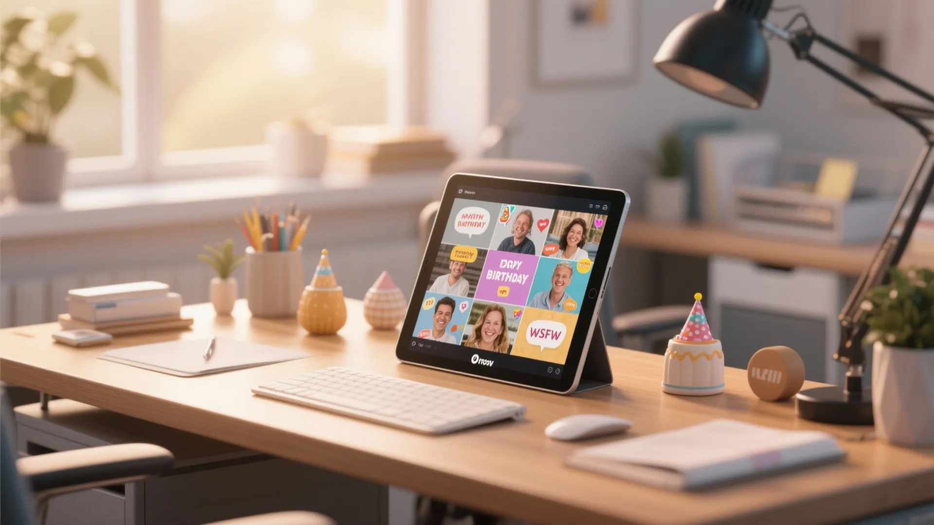 9. Digital Birthday Frame