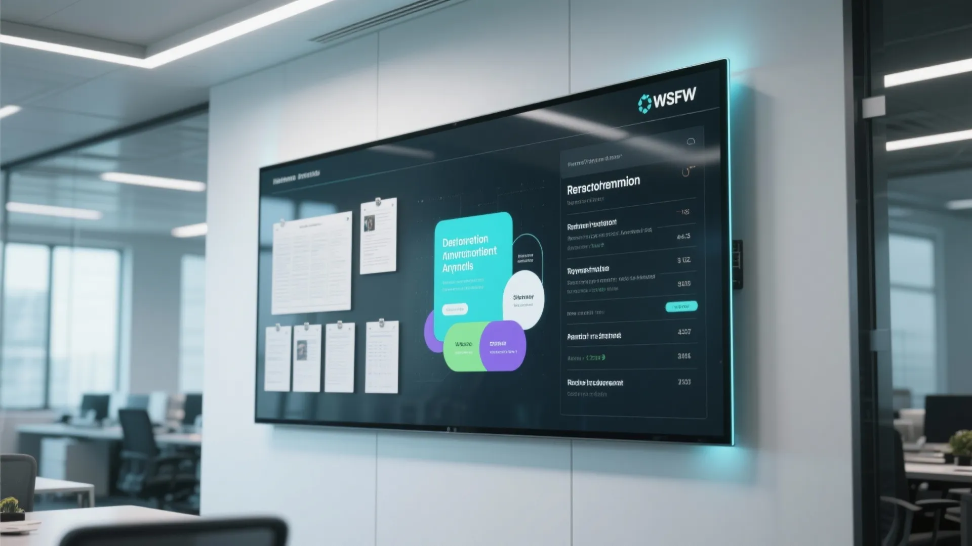 10. Digital Bulletin Board Screen