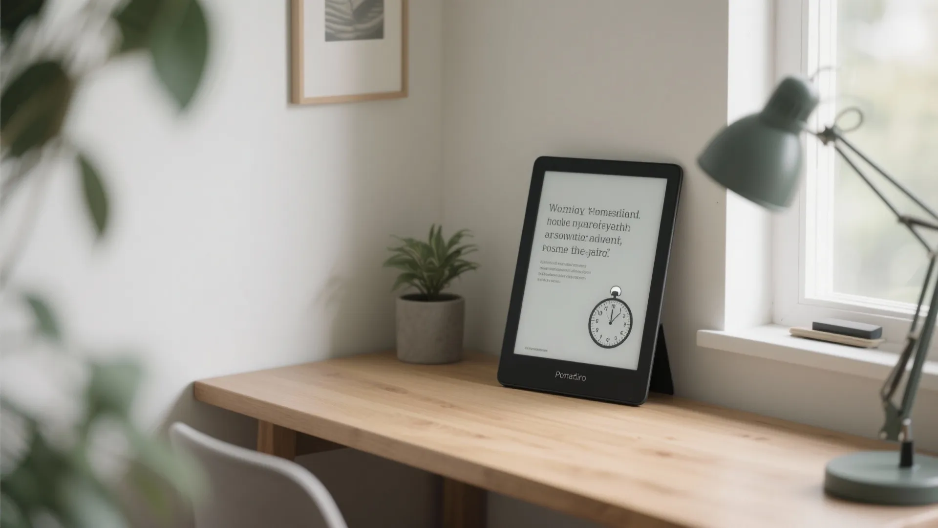 Idea 5: A digital frame that cycles quotes and timers