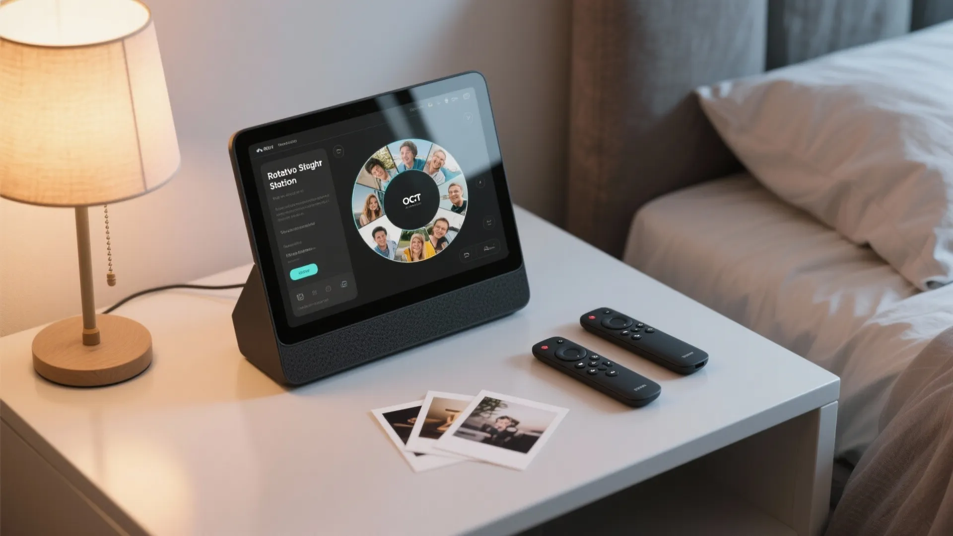 5. Rotating digital frames and theme clusters