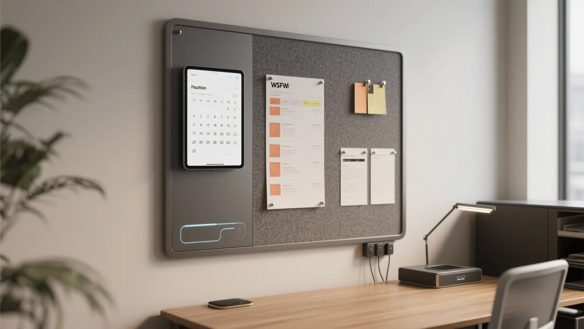 Digital Hybrid Notice Board