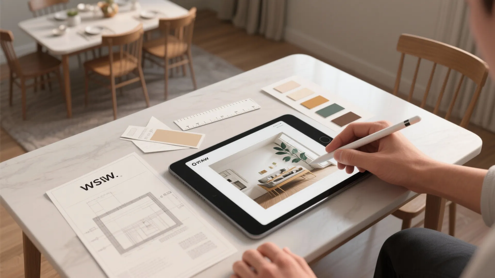 Digital planning to preview murals